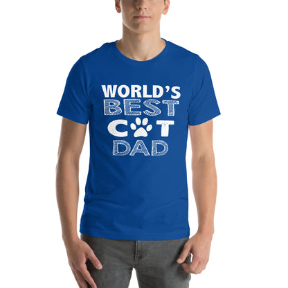 World's Best Cat Dad Unisex T-Shirt