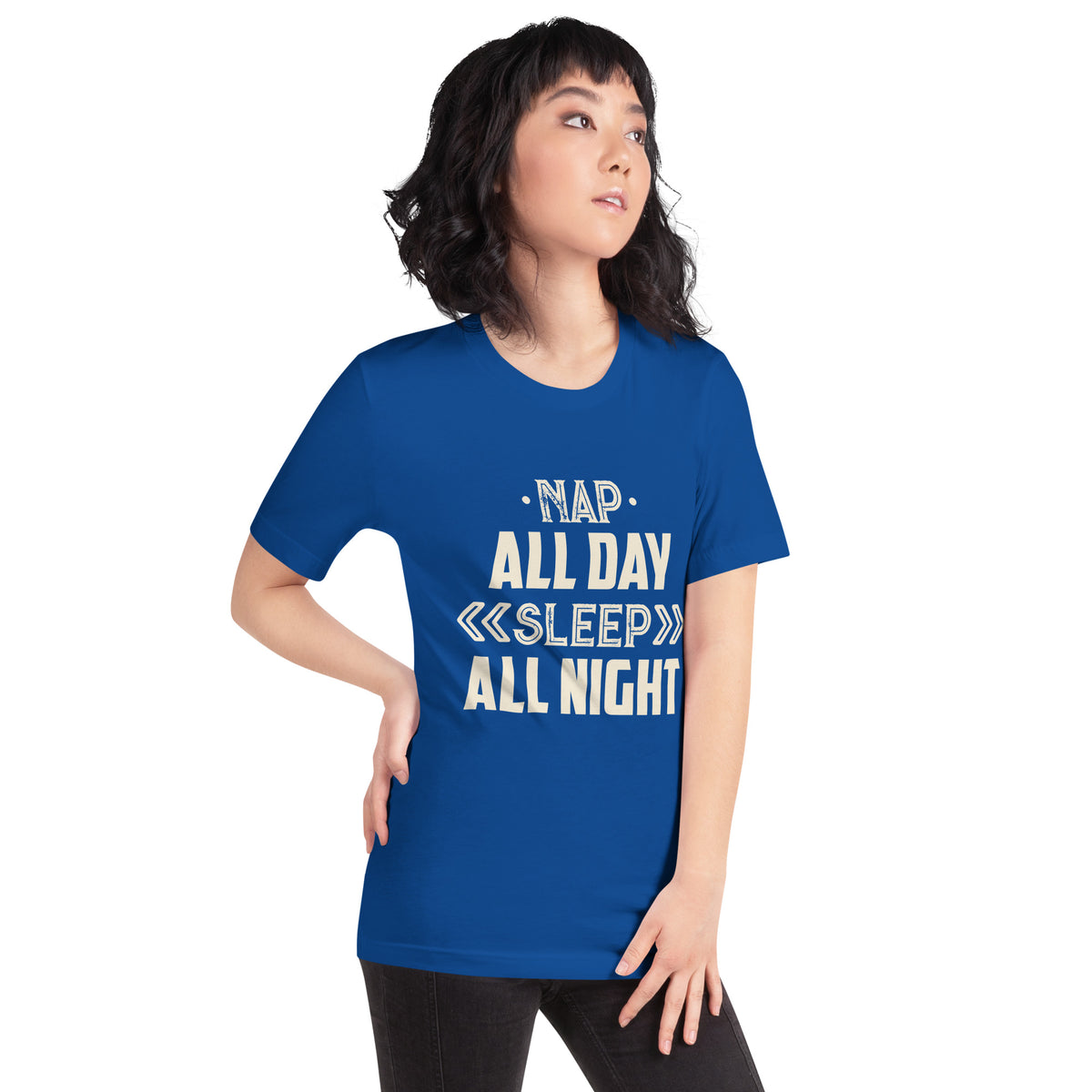 Nap All Day, Sleep All Night Unisex T-Shirt