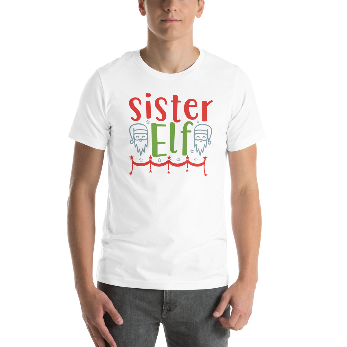 Sister Elf Christmas Unisex T-Shirt