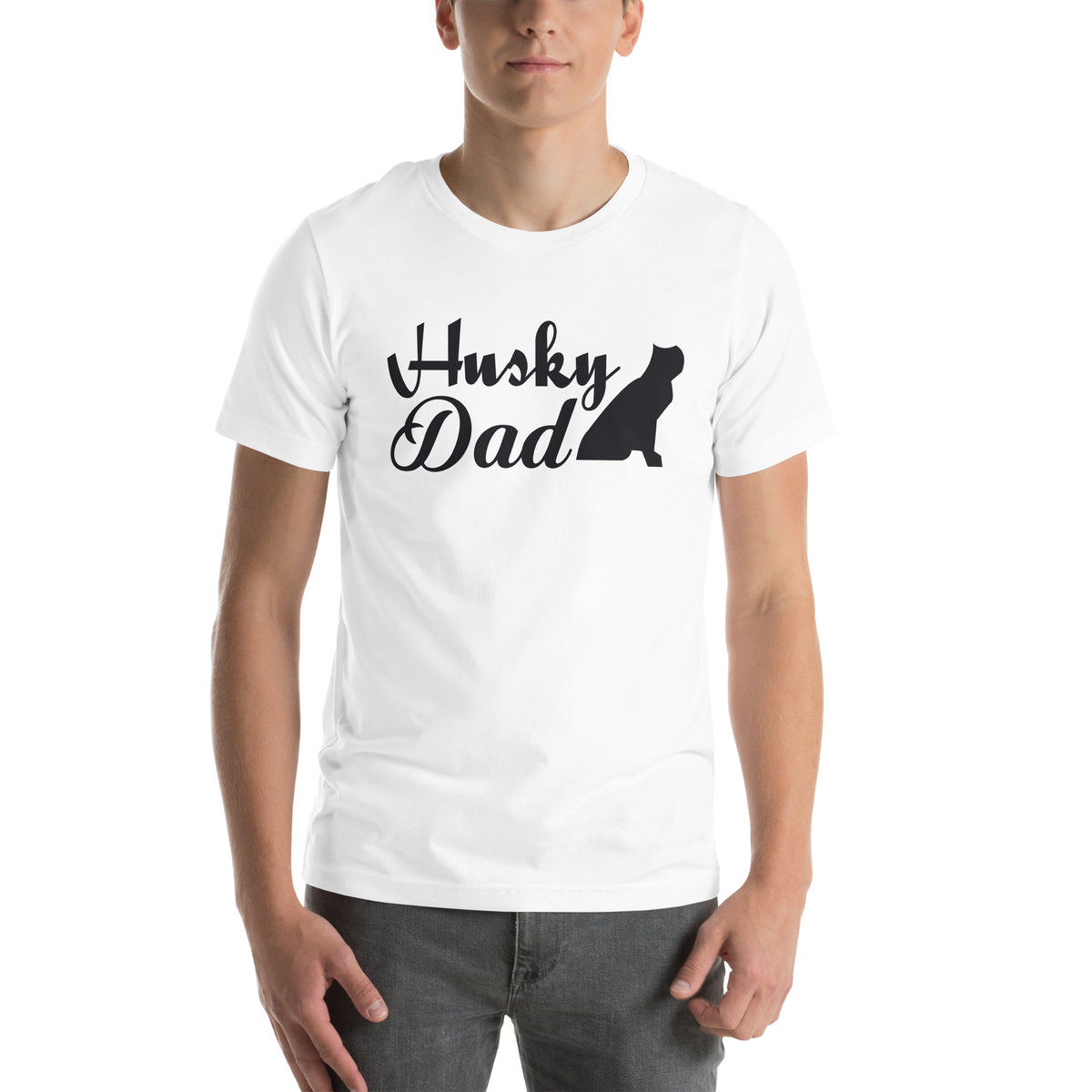 Husky Dad Unisex T-Shirt