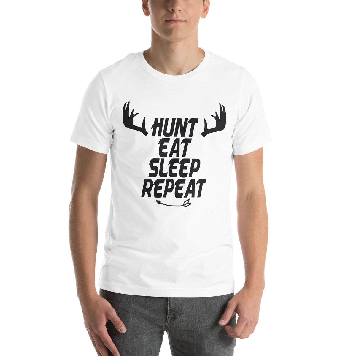 Hunt Eat Sleep Repeat Unisex T-Shirt