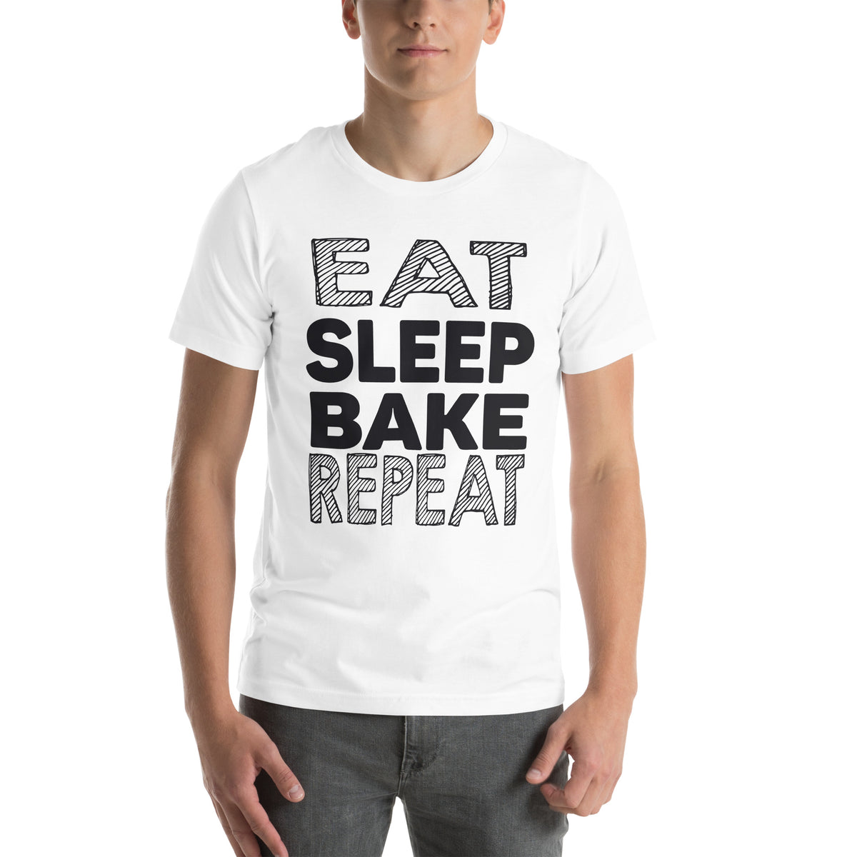 Eat Sleep Bake Repeat Unisex T-Shirt
