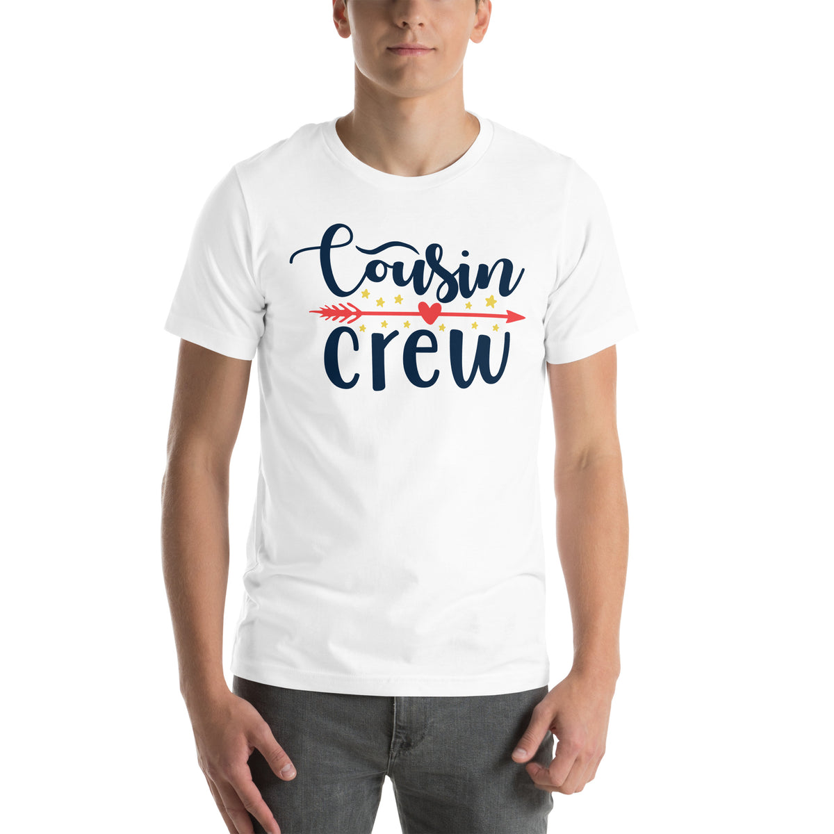 Cousin Crew Christmas – Arrow Script Unisex T-Shirt