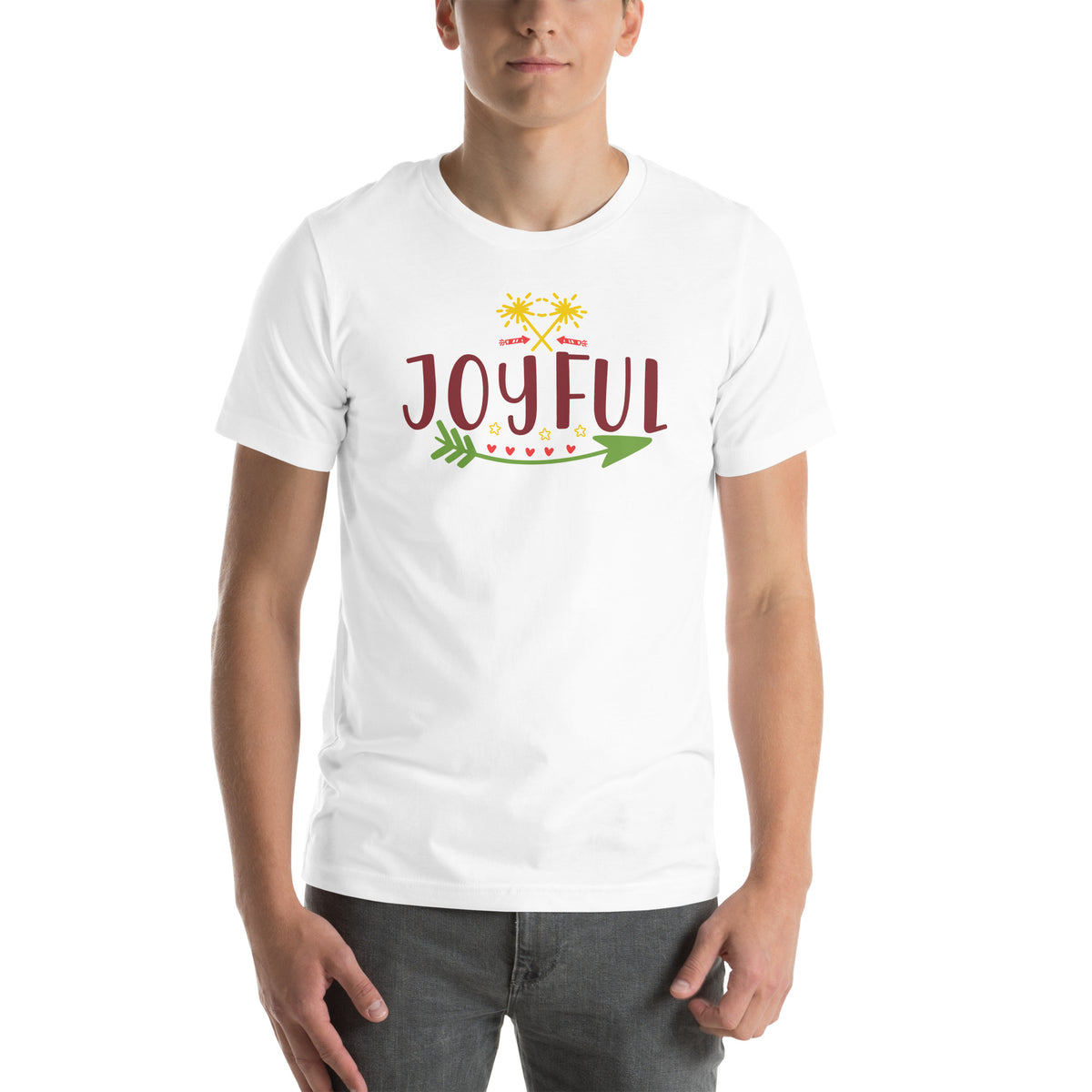 Joyful Christmas – Sparklers Unisex T-Shirt