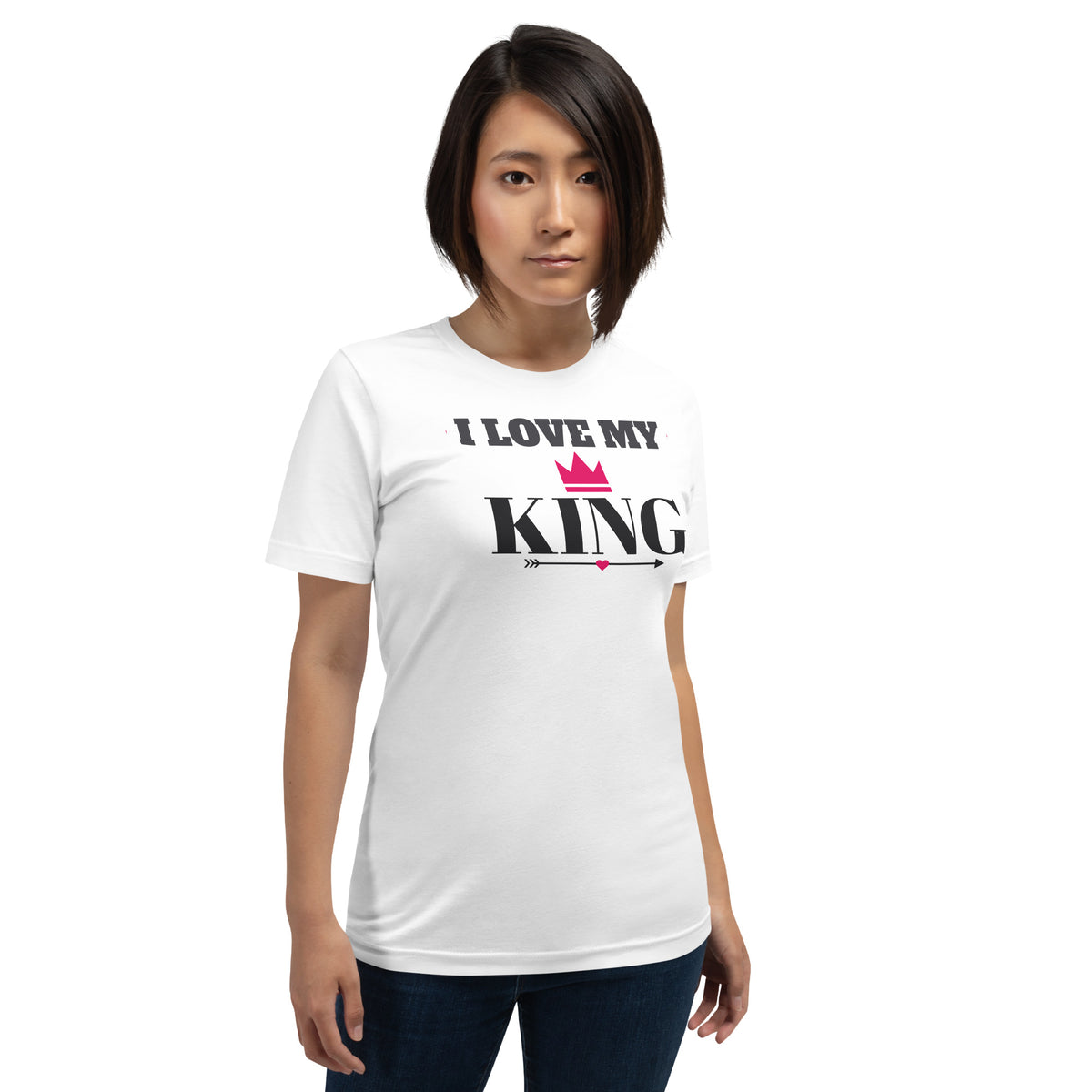 I Love My King Valentine's Day Unisex T-Shirt