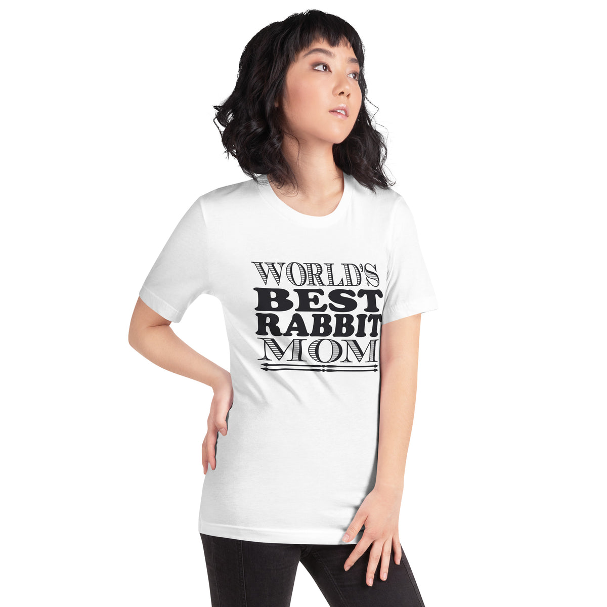 World's Best Rabbit Mom Unisex T-Shirt