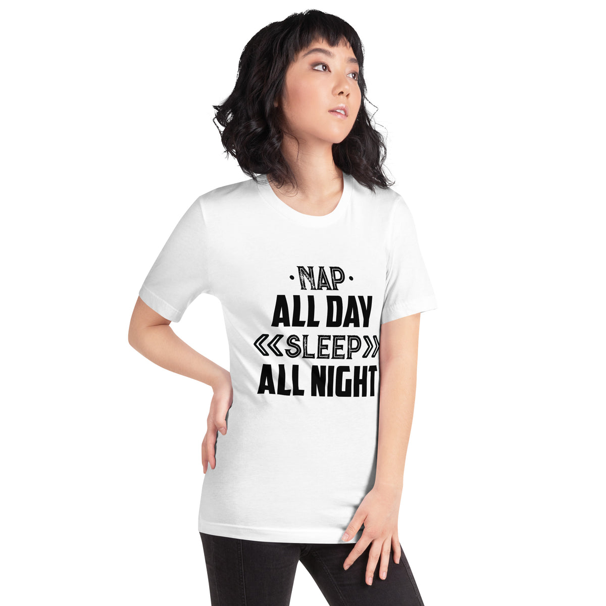 Nap All Day, Sleep All Night Unisex T-Shirt