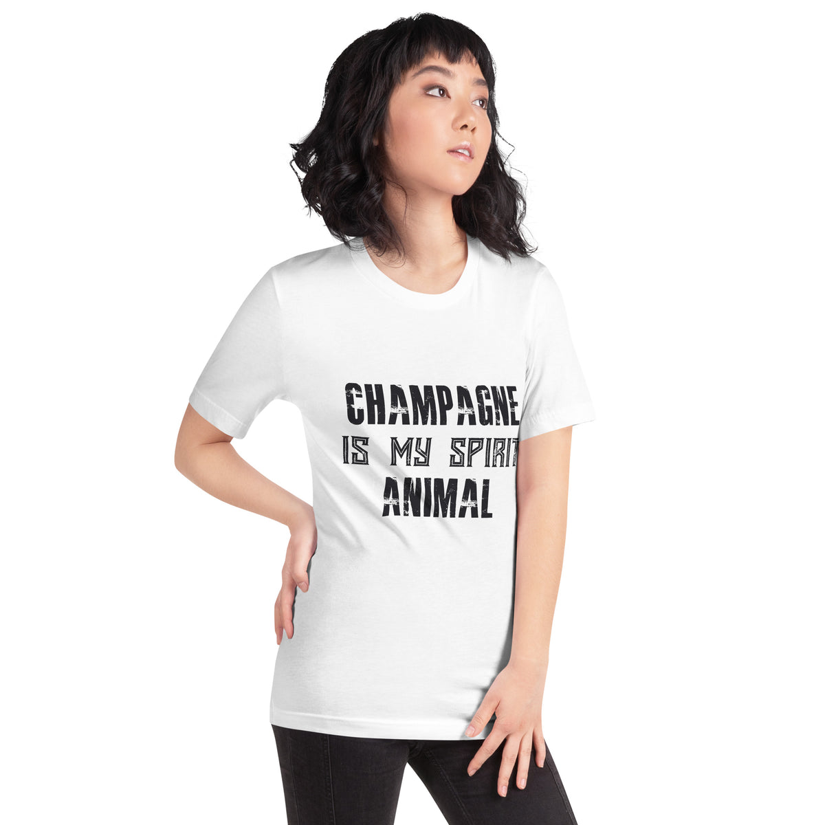 Champagne Is My Spirit Animal Unisex T-Shirt