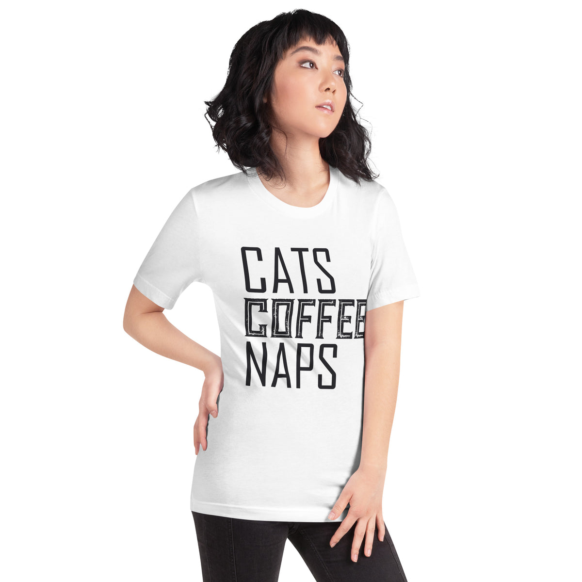 Cats Coffee Naps Unisex T-Shirt
