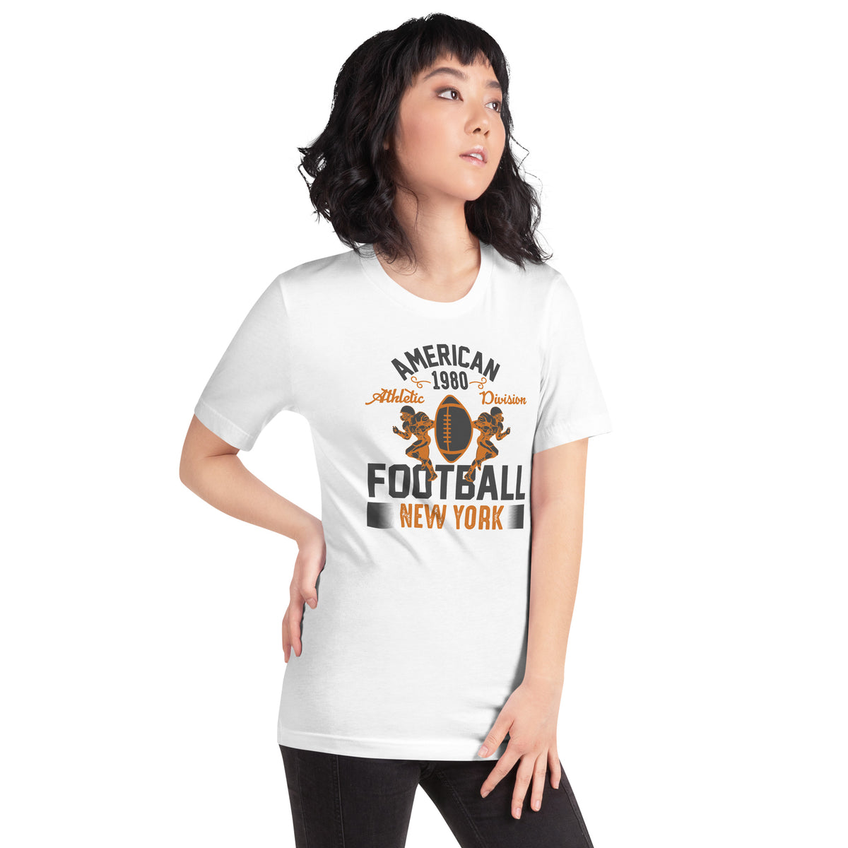 American Football 1980 Athletic Division New York Unisex T-Shirt