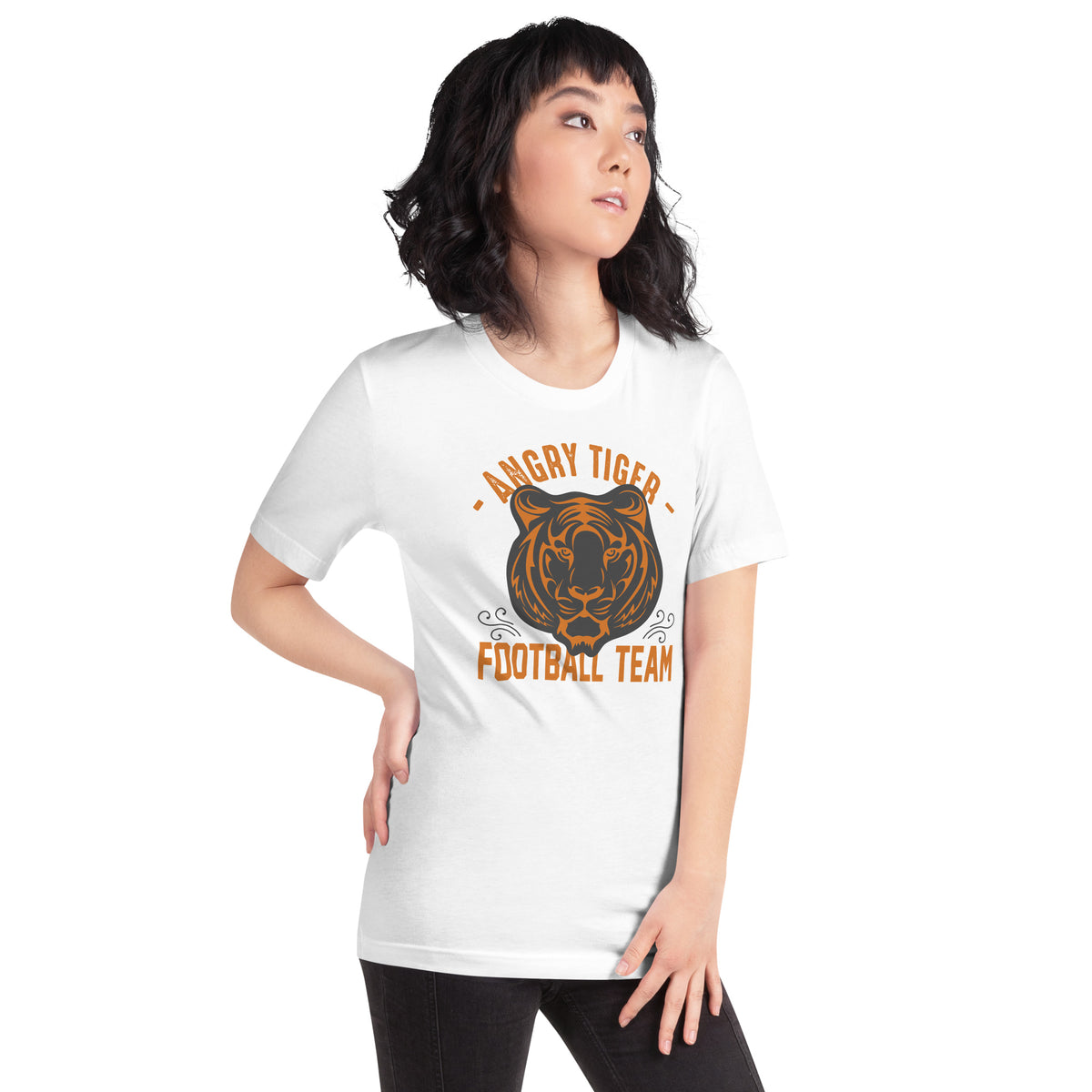 Angry Tiger Football Team Unisex T-Shirt