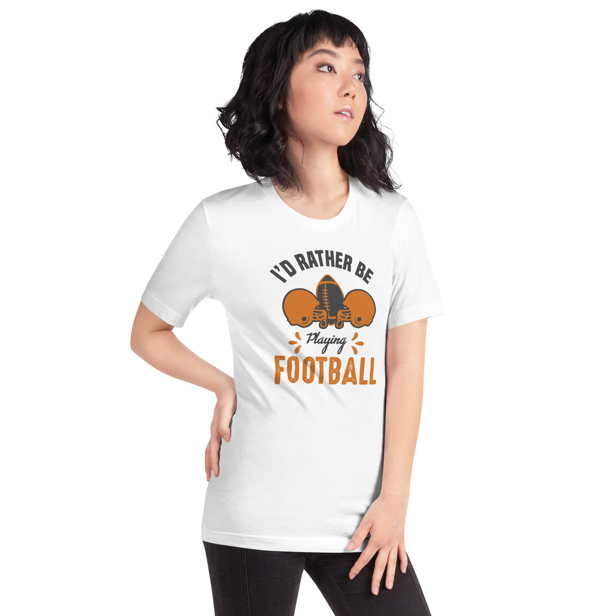 I'd Rather Be Playing Football Unisex T-Shirt