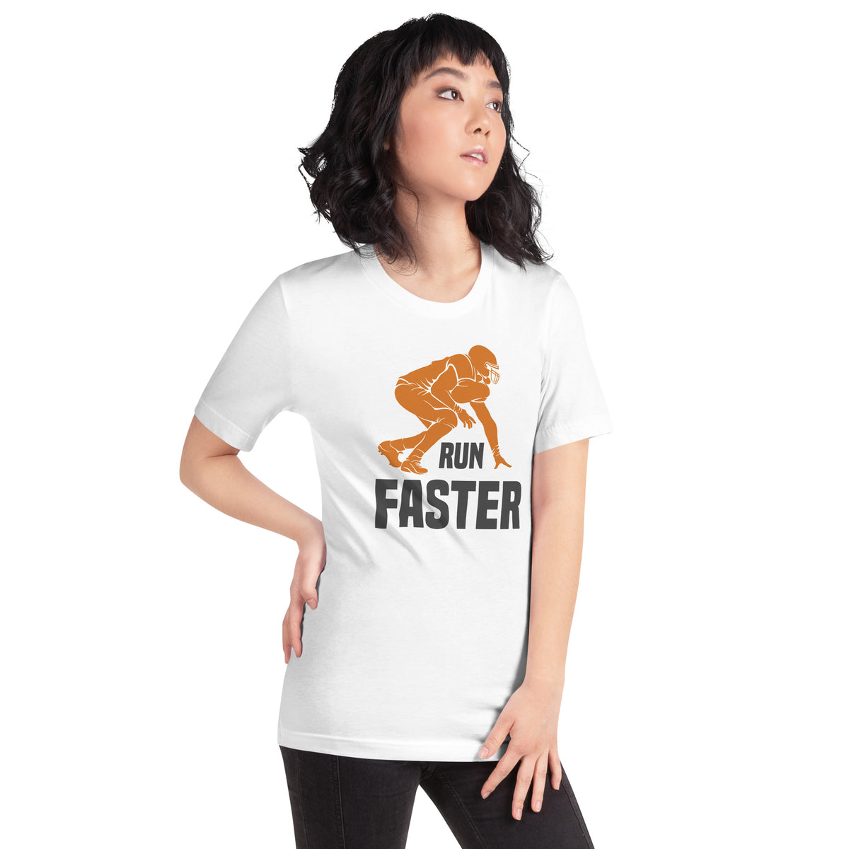 Run Faster Football Unisex T-Shirt