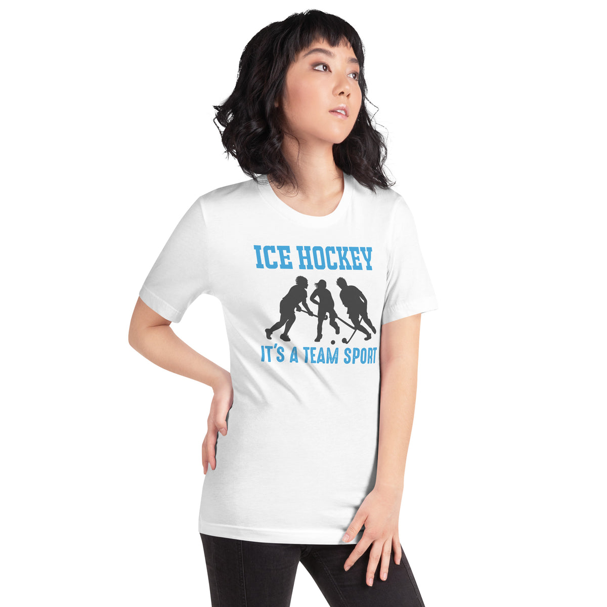 Ice Hockey It's a Team Sport Unisex T-Shirt