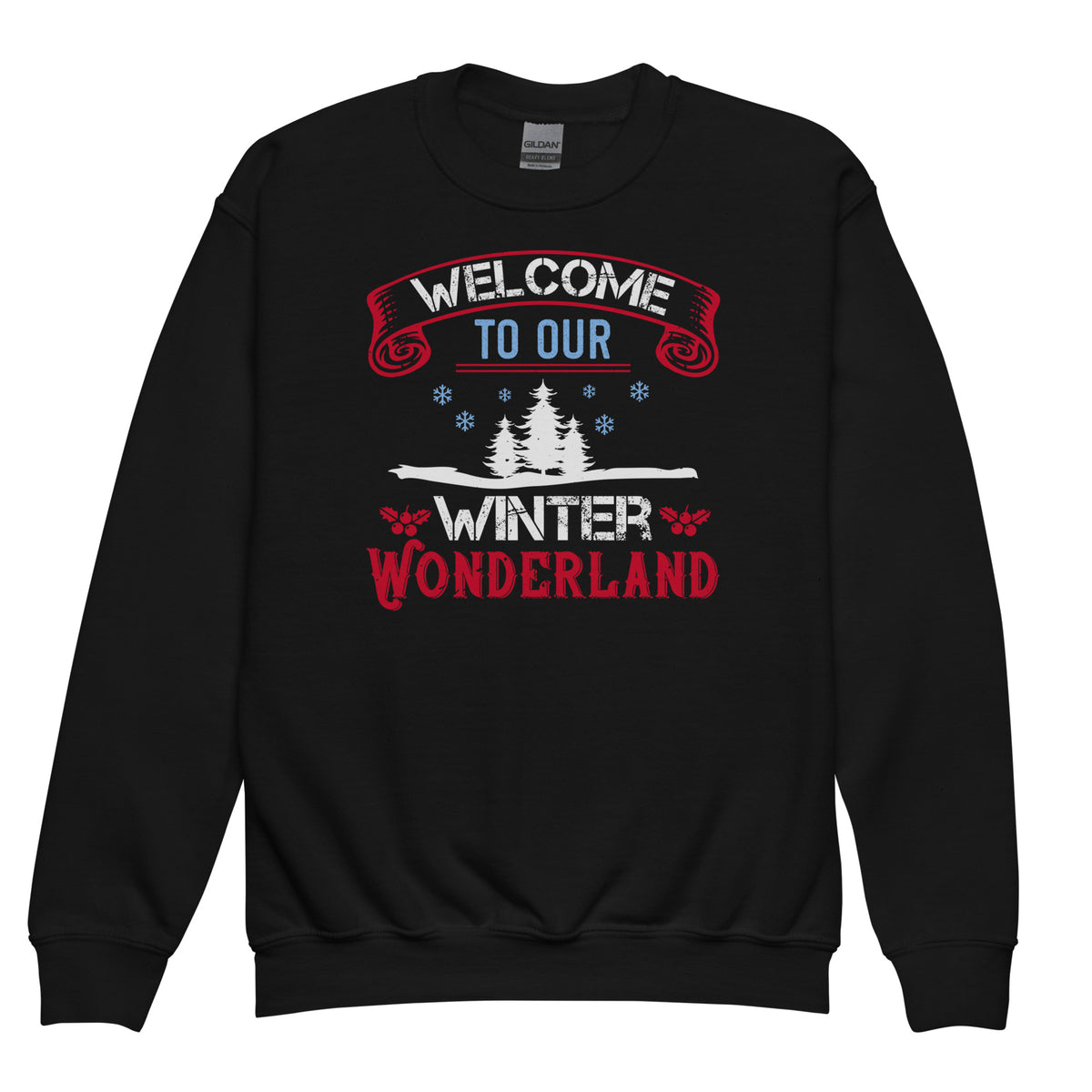 Welcome to Our Winter Wonderland Kids Sweatshirt
