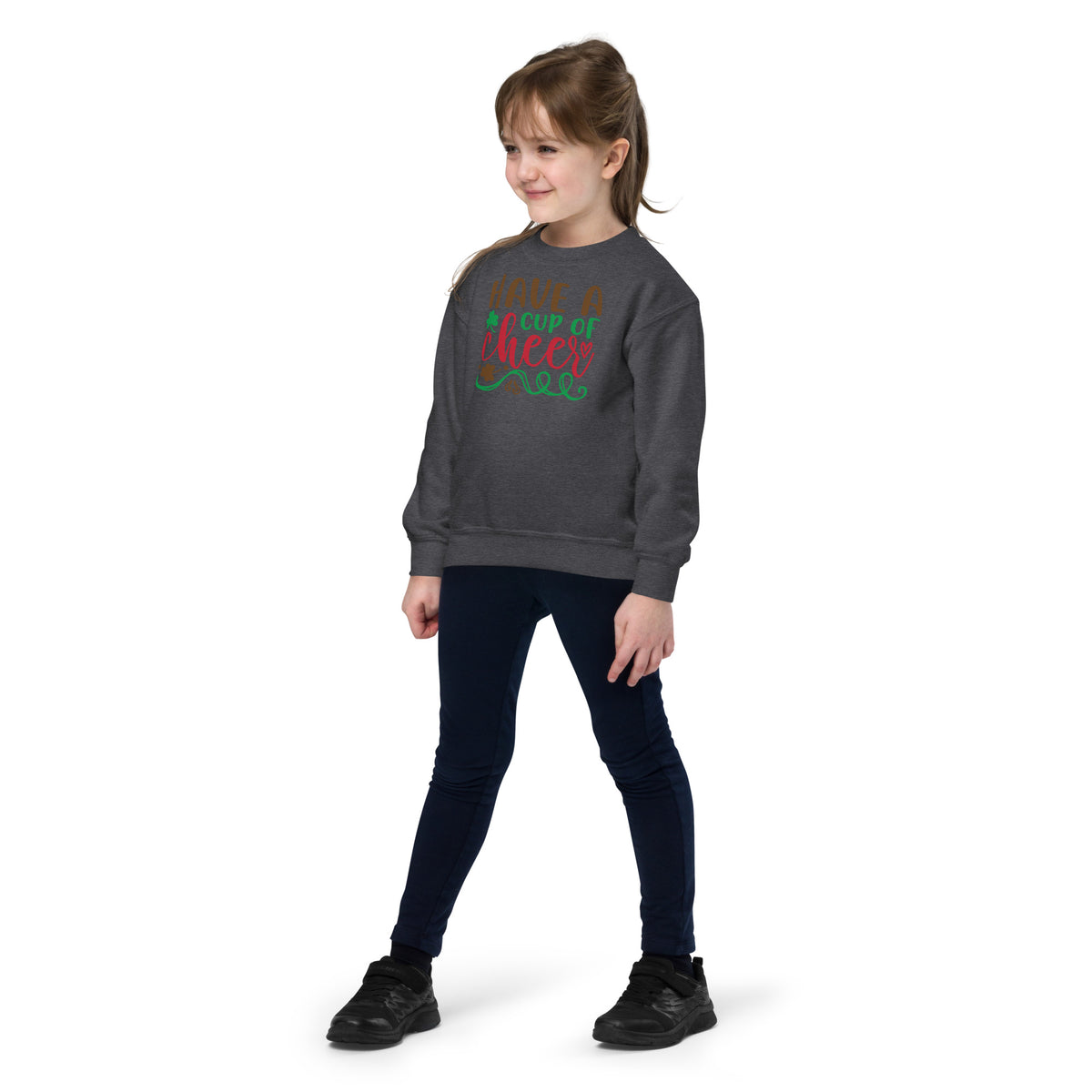 Have a Cup of Cheer Christmas Kids Sweatshirt