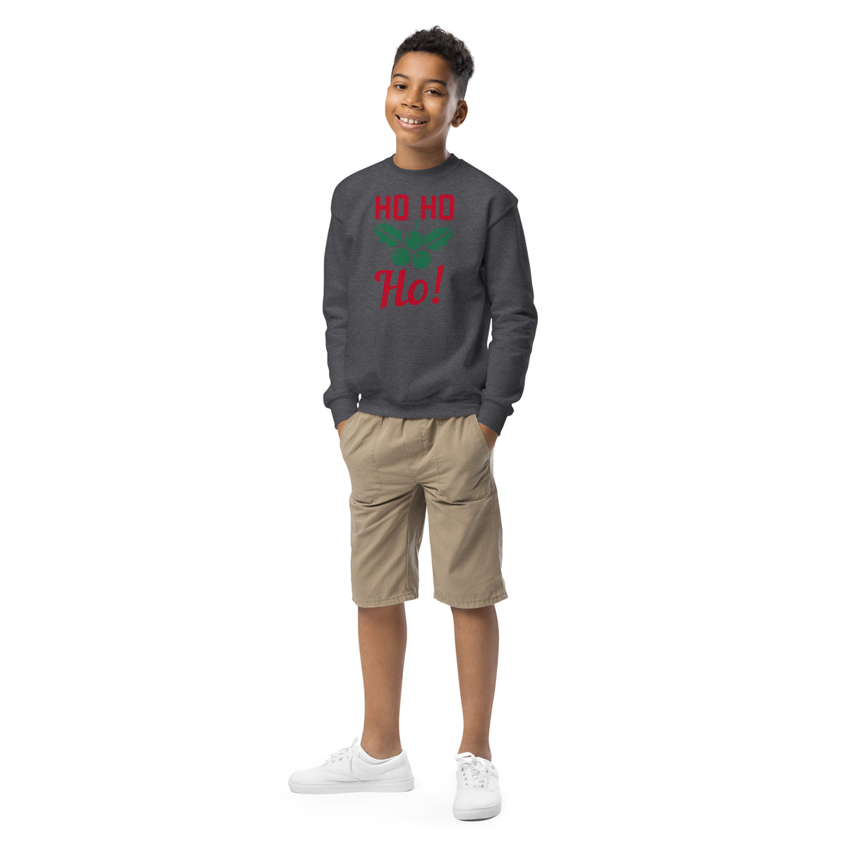 Ho Ho Ho Christmas Kids Sweatshirt