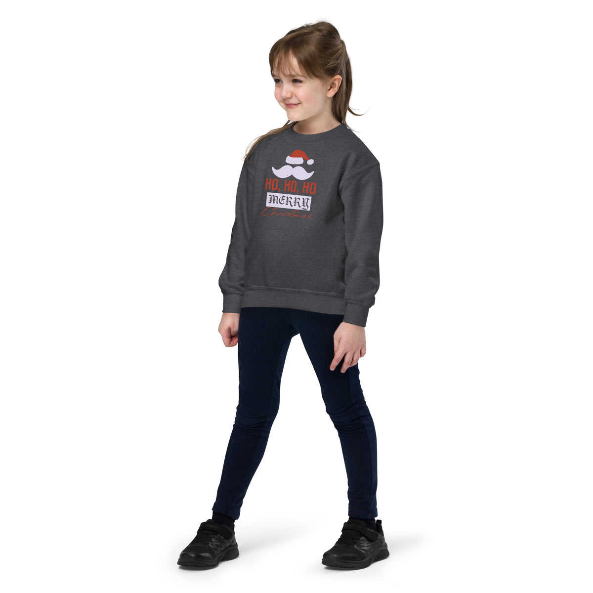 Ho Ho Ho Merry Christmas Kids Sweatshirt