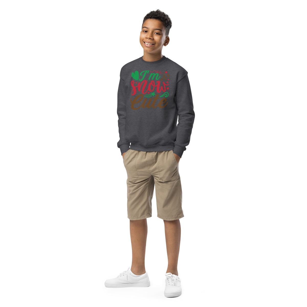I Am Snow Cute Christmas Kids Sweatshirt
