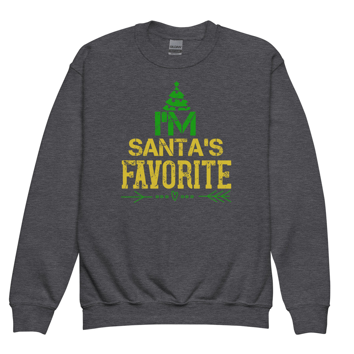 I'm Santa's Favorite Christmas Kids Sweatshirt