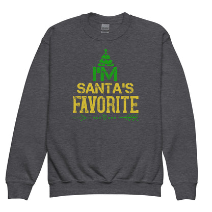 I'm Santa's Favorite Christmas Kids Sweatshirt