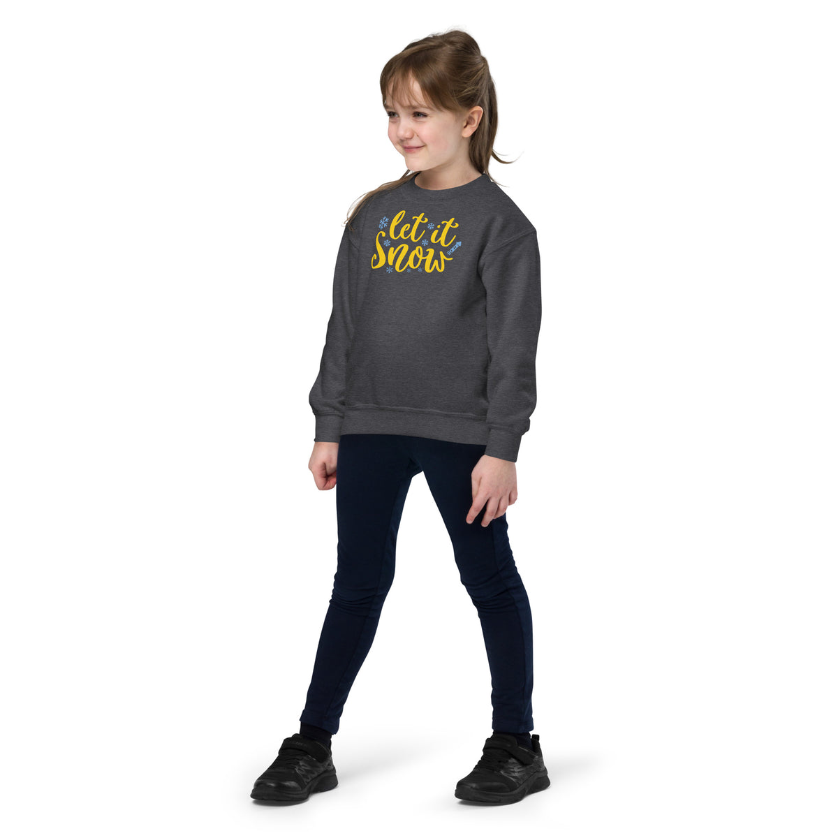 Let It Snow Christmas Kids Sweatshirt