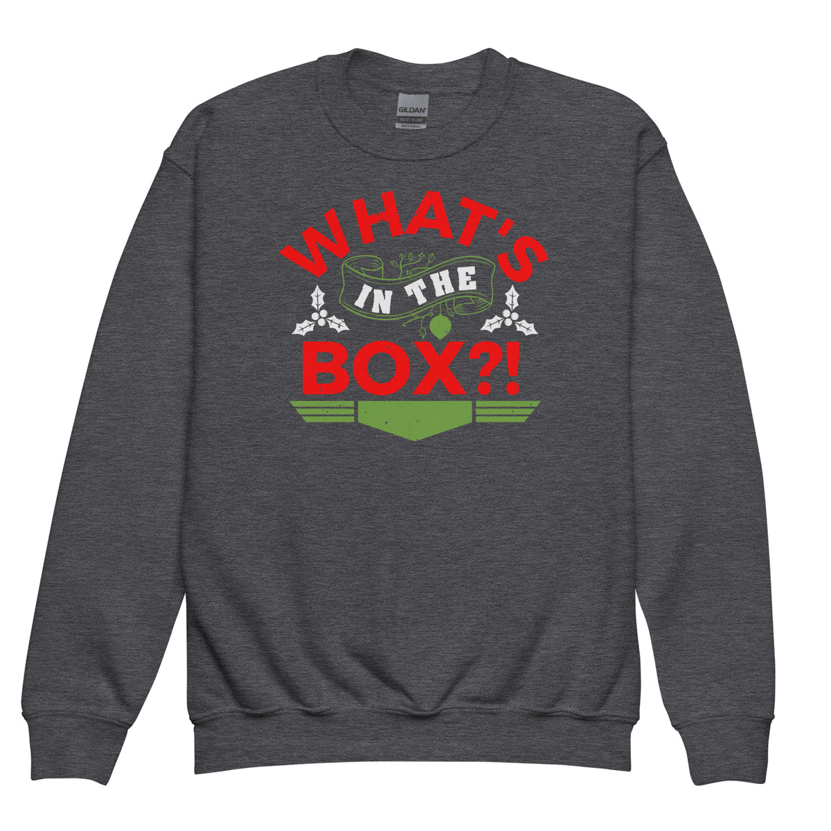 What's in the Box Christmas Kids Sweatshirt