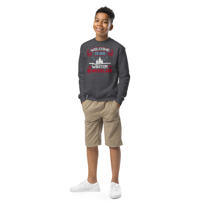 Welcome to Our Winter Wonderland Kids Sweatshirt