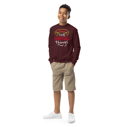 Dream of the Magical Things Christmas Kids Sweatshirt