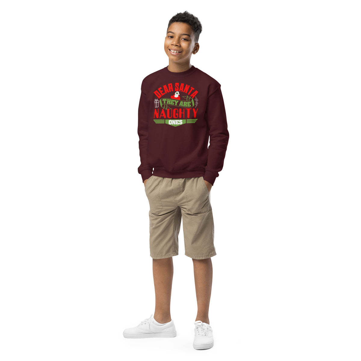Dear Santa, They Are the Naughty Ones Christmas Kids Sweatshirt