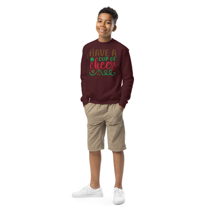 Have a Cup of Cheer Christmas Kids Sweatshirt