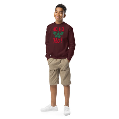 Ho Ho Ho Christmas Kids Sweatshirt