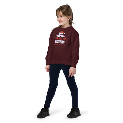 Ho Ho Ho Merry Christmas Kids Sweatshirt