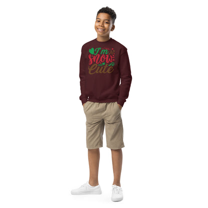 I Am Snow Cute Christmas Kids Sweatshirt
