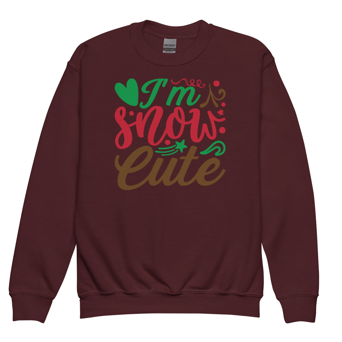 I Am Snow Cute Christmas Kids Sweatshirt