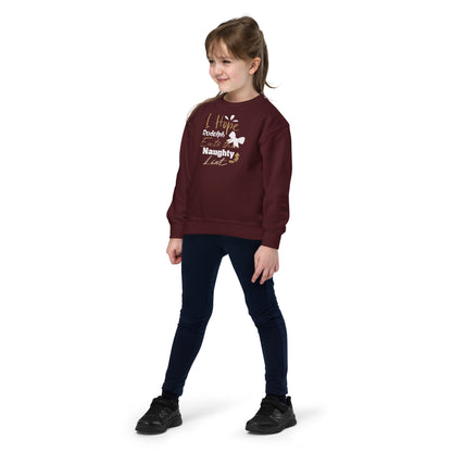 I Hope Rudolph Eats the Naughty List Christmas Kids Sweatshirt