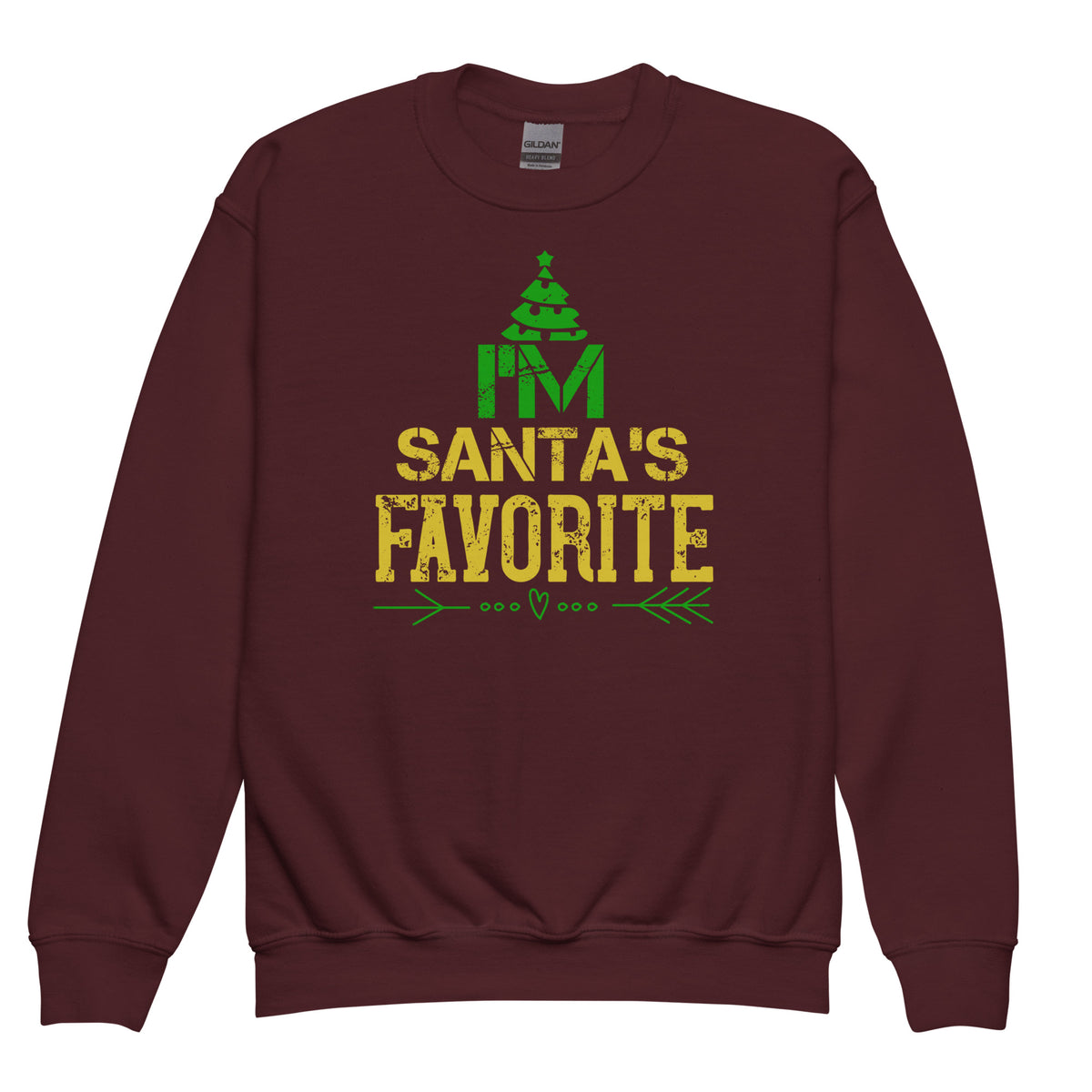I'm Santa's Favorite Christmas Kids Sweatshirt