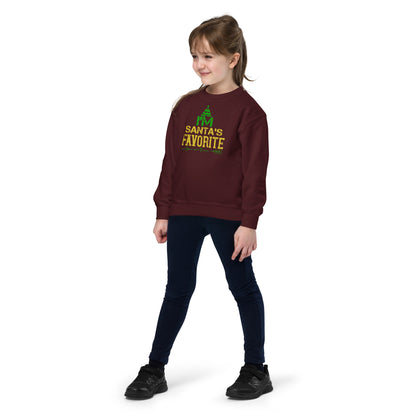 I'm Santa's Favorite Christmas Kids Sweatshirt