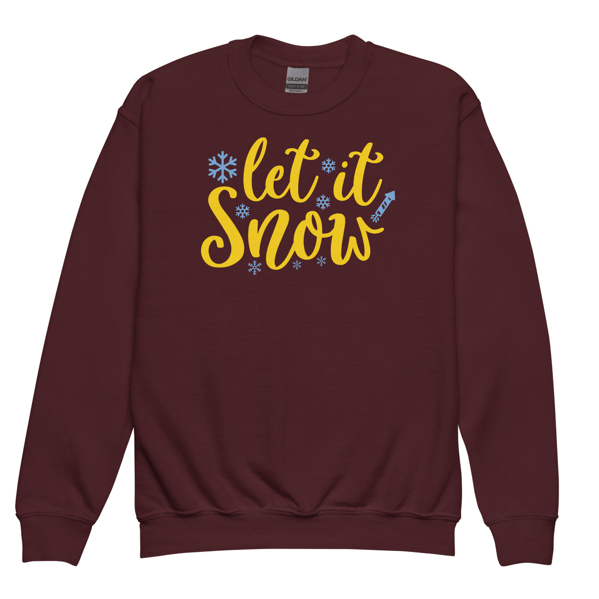 Let It Snow Christmas Kids Sweatshirt