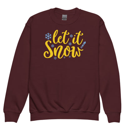 Let It Snow Christmas Kids Sweatshirt