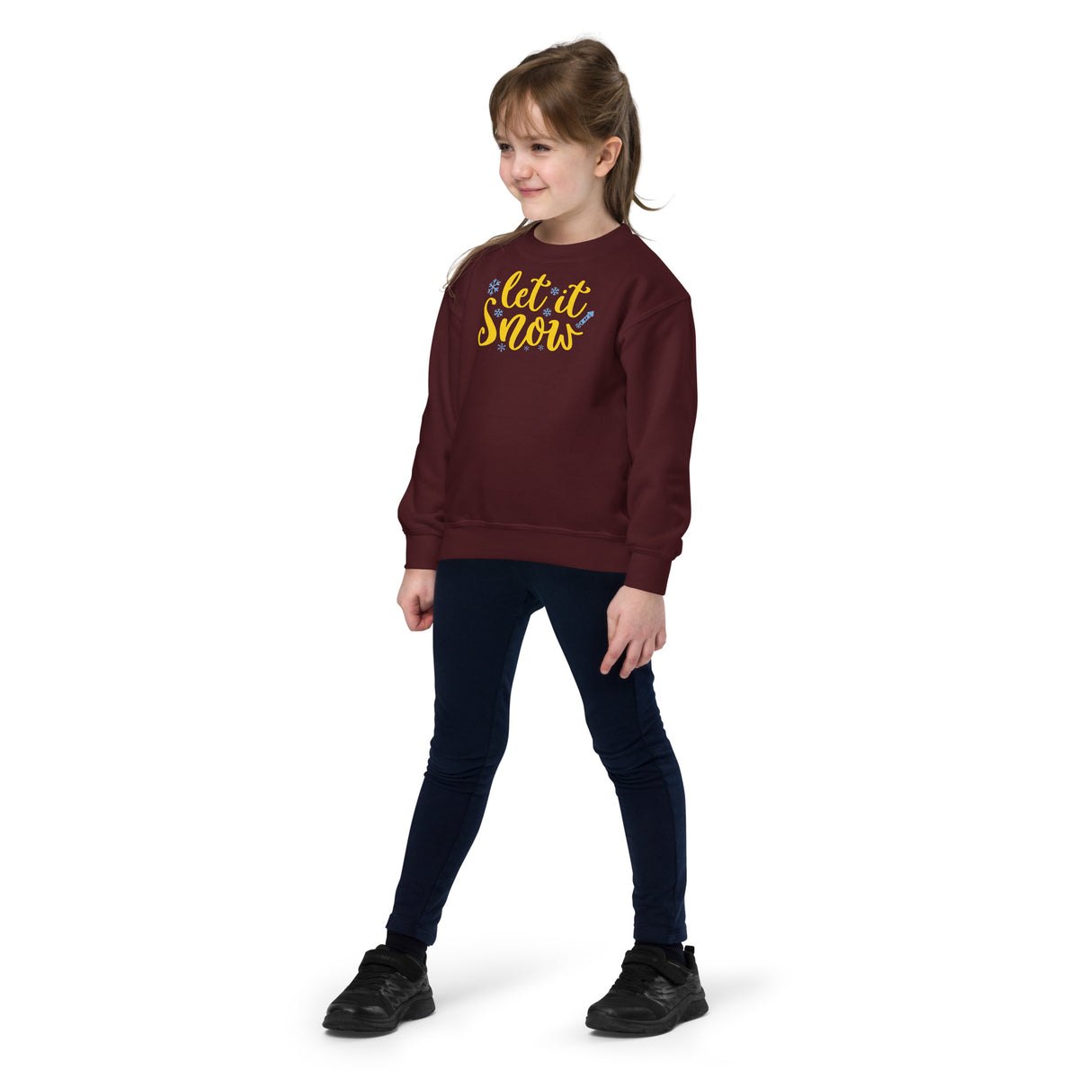 Let It Snow Christmas Kids Sweatshirt