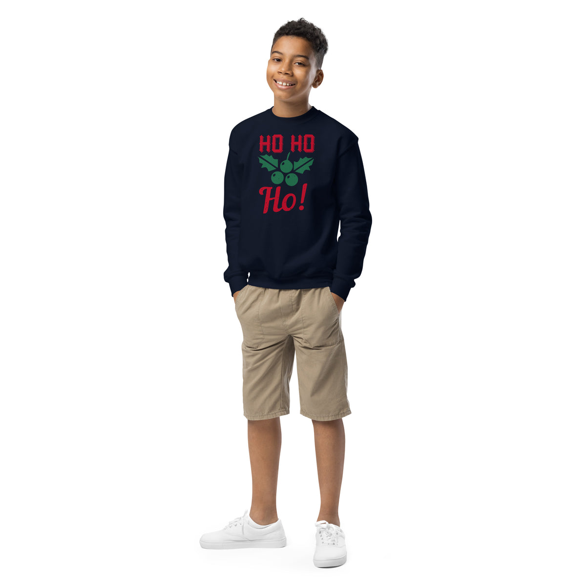 Ho Ho Ho Christmas Kids Sweatshirt