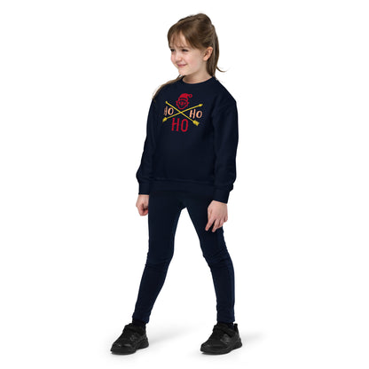 Ho Ho Ho Santa Christmas Kids Sweatshirt