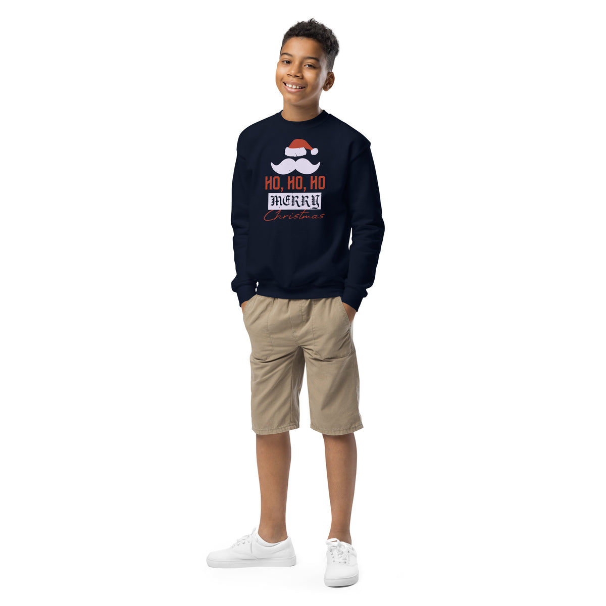 Ho Ho Ho Merry Christmas Kids Sweatshirt