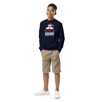 Ho Ho Ho Merry Christmas Kids Sweatshirt