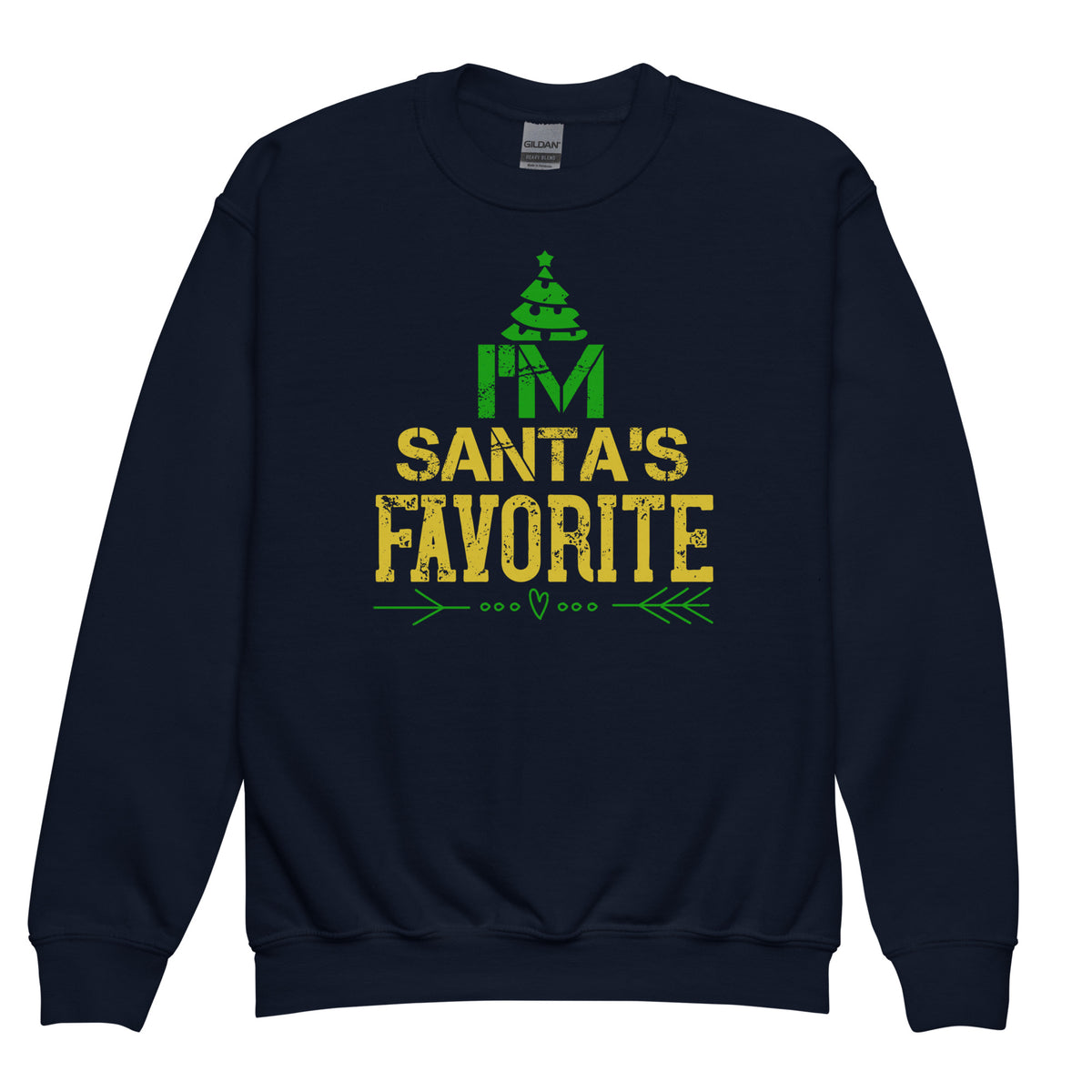 I'm Santa's Favorite Christmas Kids Sweatshirt