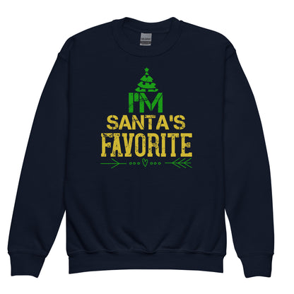 I'm Santa's Favorite Christmas Kids Sweatshirt