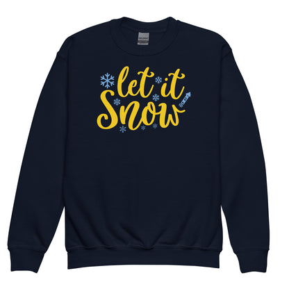 Let It Snow Christmas Kids Sweatshirt