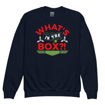 What's in the Box Christmas Kids Sweatshirt