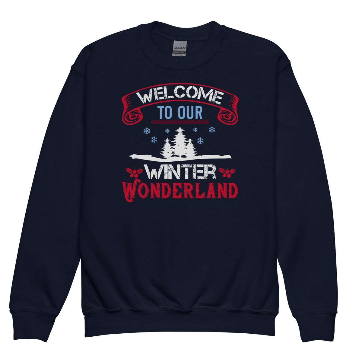 Welcome to Our Winter Wonderland Kids Sweatshirt